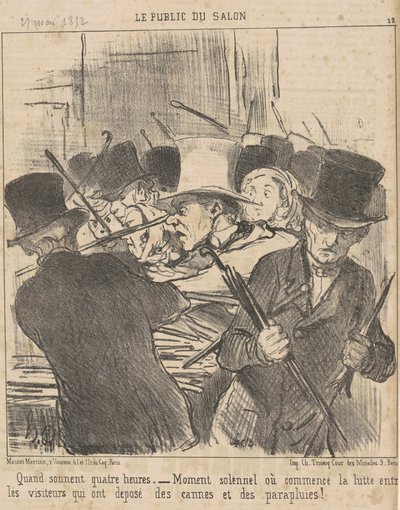 Quando suonano le quattro da Honoré Daumier