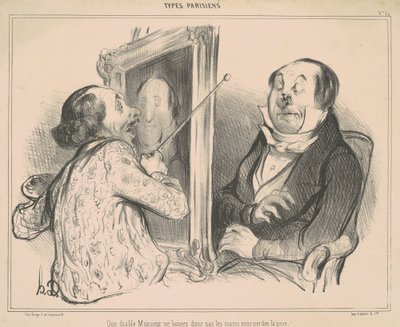 Che diavolo signore, non si muova... da Honoré Daumier