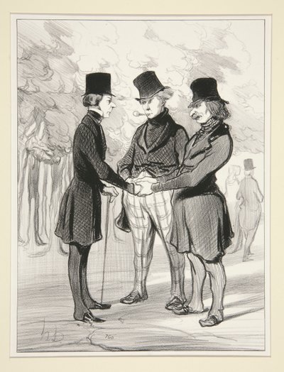 Che Felice Incontro da Honoré Daumier