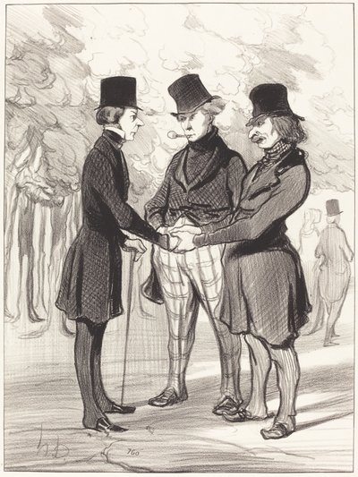 Che felice incontro!... È... da Honoré Daumier
