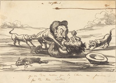 Che si dica ancora che la caccia... da Honoré Daumier