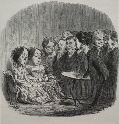 Spiriti che bussano da Honoré Daumier