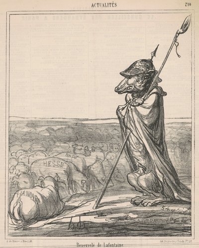 Rinnovata dalla fontana da Honoré Daumier