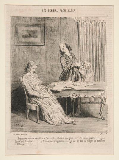 Respinta come candidata da Honoré Daumier