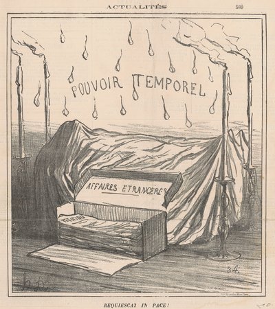 Requiescat in pace! da Honoré Daumier