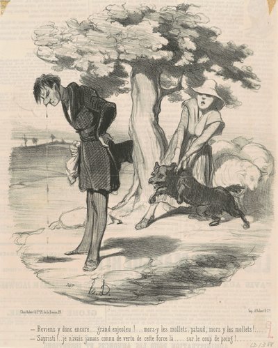 Reviens y donc encore ... grand enjeoleu! da Honoré Daumier