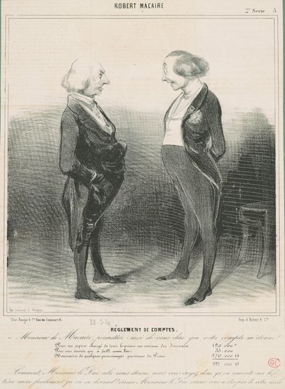 Regolamento di conti da Honoré Daumier