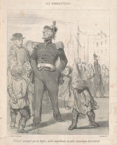 Rifolard... dimentica... gli inconvenienti della traversata da Honoré Daumier