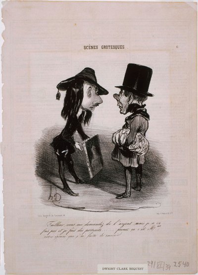 Scene Grottesche- Sarto... Prendi questo da Honoré Daumier