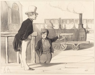 Si ma machine est bonne? je crois bien... da Honoré Daumier