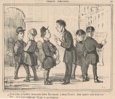 Se vuoi, ti compro duecento biglie... da Honoré Daumier