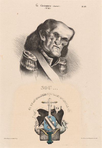 Soult (Maresciallo) da Honoré Daumier