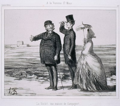 Ricordo di Artisti- A La Varenne-Saint-Maur da Honoré Daumier