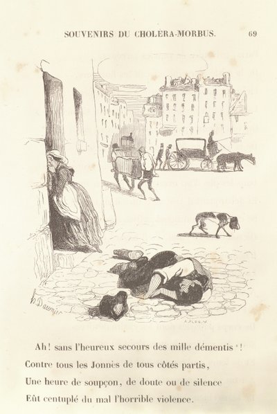 Souvenirs du Choléra-Morbus da Honoré Daumier