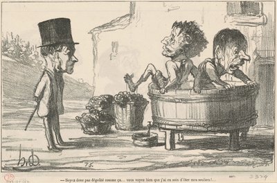 Non essere così schizzinoso... da Honoré Daumier