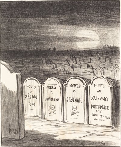 Piazza Napoleone da Honoré Daumier