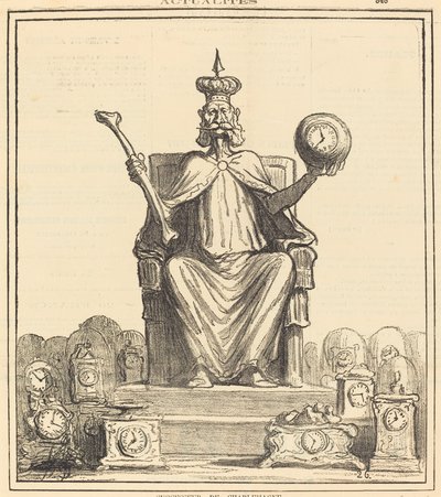 Successore di Carlo Magno da Honoré Daumier
