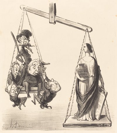 Suffragio universale da Honoré Daumier