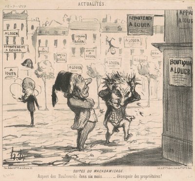 Suite del Macadam da Honoré Daumier