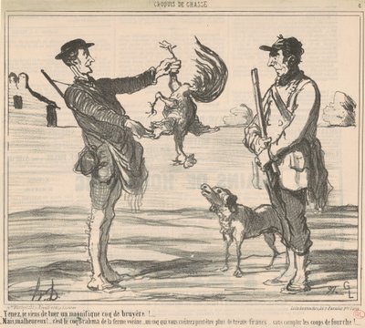 Tenez, je viens de tuer un magnifique ... da Honoré Daumier