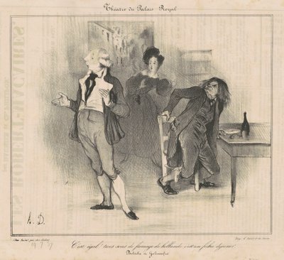 Teatro del palazzo reale... da Honoré Daumier