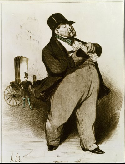 Il banchiere da Honoré Daumier