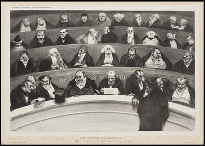 Il ventre legislativo da Honoré Daumier