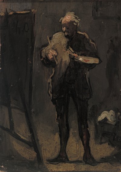 Il pittore davanti al suo quadro da Honoré Daumier