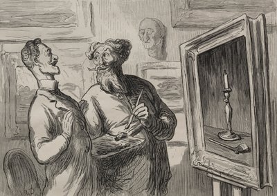 I Pittori: Un Realista Trova Sempre un Altro Realista da Ammirare da Honoré Daumier