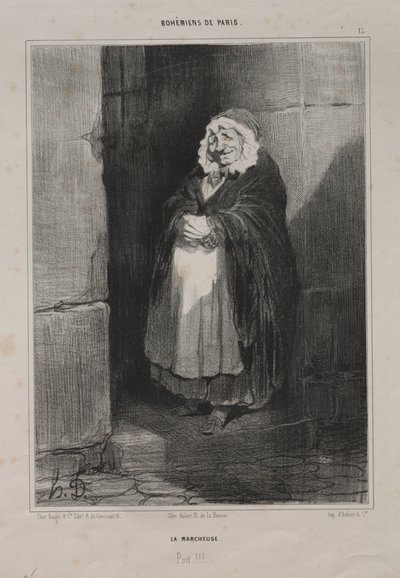 Il pedone da Honoré Daumier