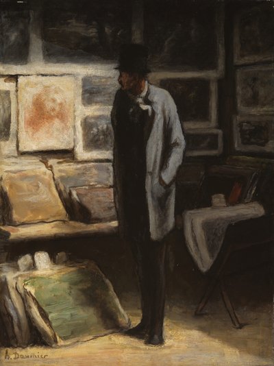Il collezionista di stampe da Honoré Daumier