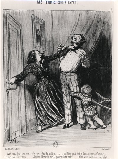 Le donne socialiste, 1849 da Honoré Daumier