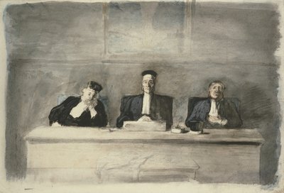 I tre giudici, 1858-60 da Honoré Daumier