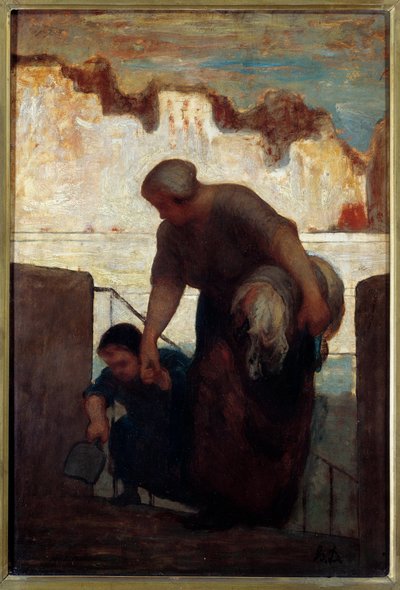 La macchina da bucato da Honoré Daumier