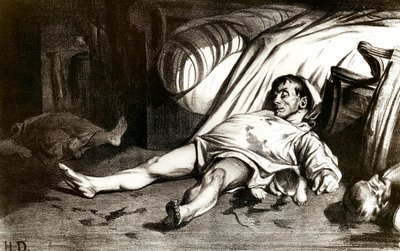 Il massacro di Rue Transnonain il 14/04/1834: i militari massacrano gli abitanti dell