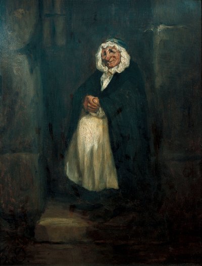 Il vecchio portinaio da Honoré Daumier
