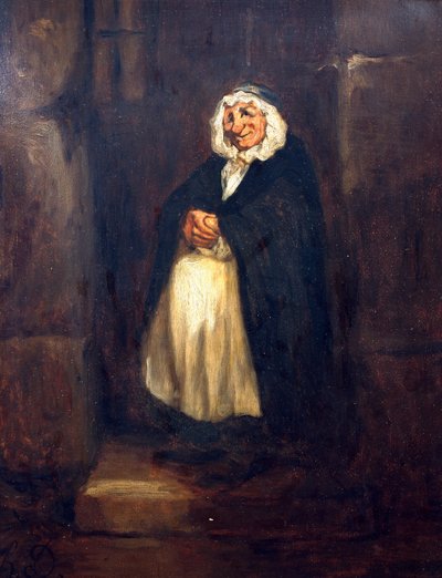 Il vecchio portinaio da Honoré Daumier