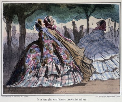 Non sono donne, sono palloni - di Daumier da Honoré Daumier