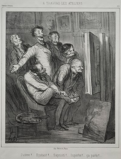 Attraverso gli Studi, 1862 da Honoré Daumier