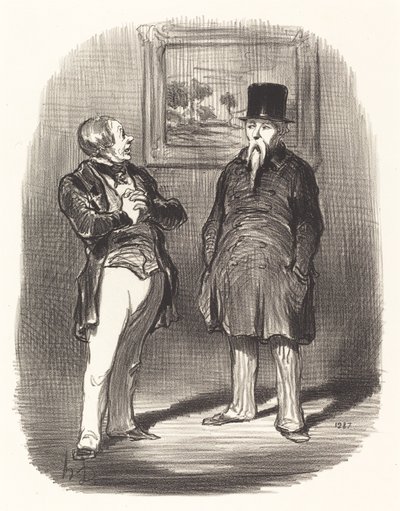 Tien... non ti riconoscevo... da Honoré Daumier