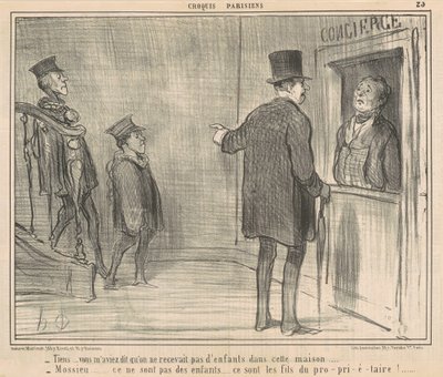 Tien... mi avevi detto... da Honoré Daumier