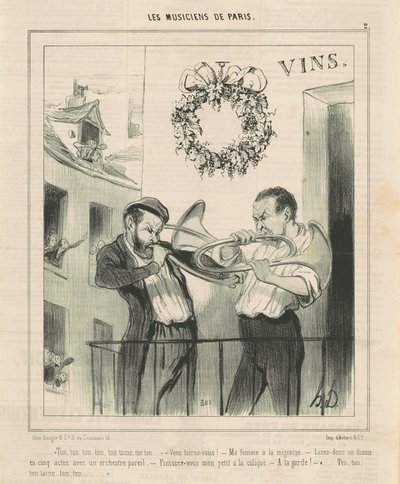 Ton, ton ... ton taine ... da Honoré Daumier