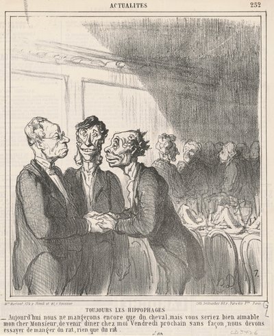 Toujours les Hippophages da Honoré Daumier