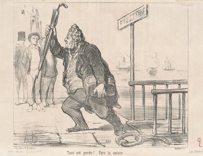 Tutto è Perduto! Tranne la Cassa da Honoré Daumier