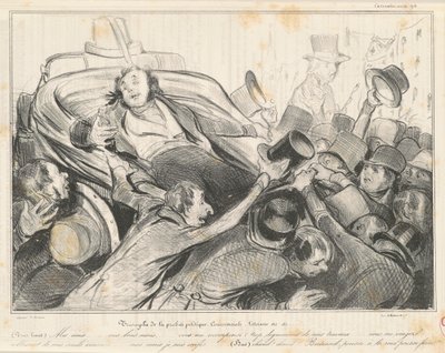 Trionfo della probità politica commerciale da Honoré Daumier
