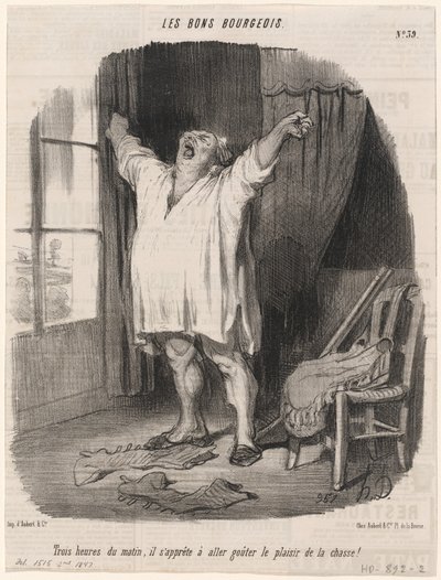 Tre ore del mattino... da Honoré Daumier