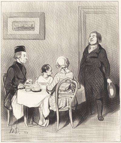 Un amico è un coccodrillo... da Honoré Daumier