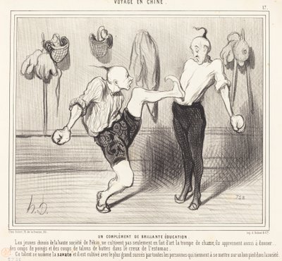 Un complemento di brillante educazione da Honoré Daumier