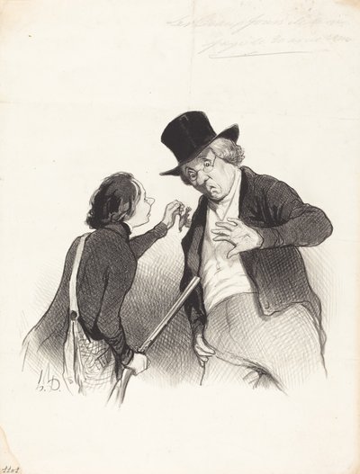 Un inizio alla caccia da Honoré Daumier