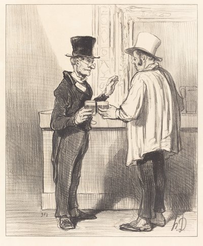 Un Difensore... parlando... nel suo studio abituale da Honoré Daumier